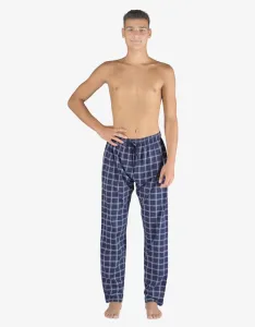 Gina Kalhoty dlouhé pyžamové pánské 79163P Barva/Velikost: tm.popel, sv. šedá / XXL #6104172