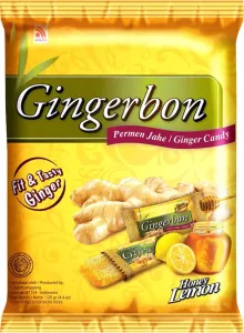 Gingerbon zázvorové bonbony s citronem a medem 125 g