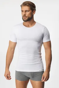 Gina Bambusové tričko pánské, krátký rukáv 58006P Barva/Velikost: bílá / S/M
