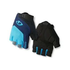 GIRO Cyklistické rukavice krátkoprsté - BRAVO - modrá L