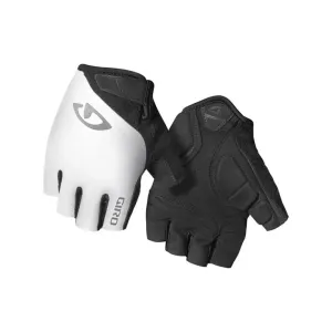 GIRO Cyklistické rukavice krátkoprsté - JAGETTE - bílá M