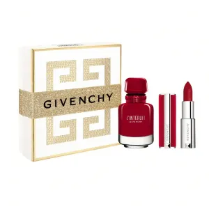 Givenchy L'Interdit Rouge Ultime dárkový set (EDP 50 ml + rtěnka odstín 37 3,4 g)