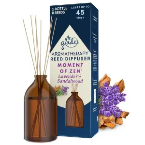 Glade Vonné tyčinky s vůní levandule a santalového dřeva Aromatherapy Reed Moment of Zen 80 ml