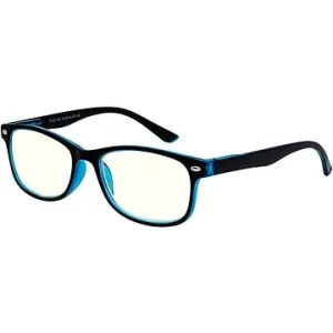 GLASSA Blue Light Blocking Glasses PCG 030, +1,00 dio, černo modré
