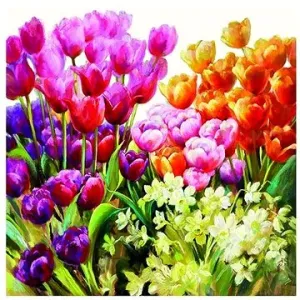 Goba Ubrousky barevné tulipány 3400019