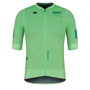 GOBIK Cyklistický dres s krátkým rukávem - CARRERA 2.0 - světle zelená