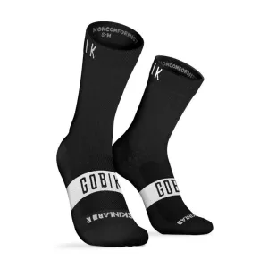 GOBIK Cyklistické ponožky klasické - PURE - bílá/černá S-M #4808956