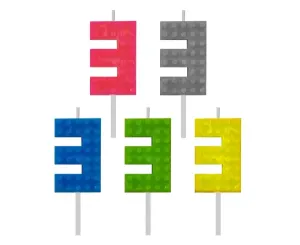 Godan Narozeninová svíčka Lego - 3