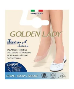 Golden Lady Ballerina 6P Cotton A'2 2-pack Dámské ponožky, 35/38-S/M, nero/černá #2293293