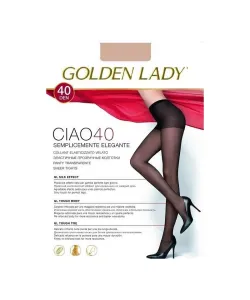 Golden Lady Ciao 40 den punočochové kalhoty,, 3-M, daino/odc.beżowego