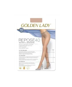 Golden Lady Repose 2-5XL 40 den punčochové kalhoty, 5-XL, melon/odc.beżowego