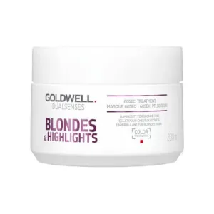 Goldwell Regenerační maska neutralizující žluté tóny vlasů Dualsenses Blondes & Highlights (60 Sec Treatment) 500 ml