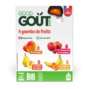 Good Gout BIO variace kapsiček Moje oblíbené ovoce (4× 120 g)