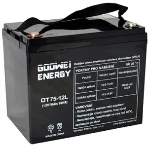 GOOWEI ENERGY OTL75-12, baterie 12V, 75Ah, DEEP CYCLE