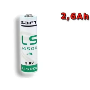 SAFT LS14500, lithiový článek 3.6V, 2600mAh