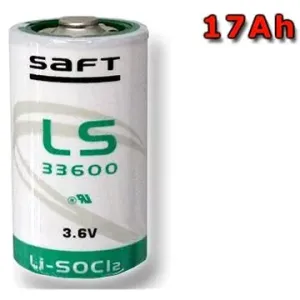 SAFT LS33600, lithiový článek 3.6V, 17000mAh