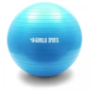 Gorilla Sports Gymnastický míč, 55 cm, modrý #4425529