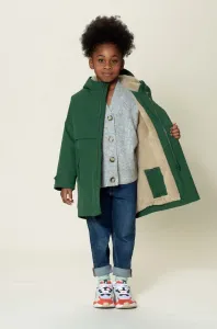 Dětská nepromokavá bunda Gosoaky DESERT FOX zelená barva