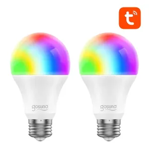 Chytrá LED žárovka WB4, 2 kusy Gosund (RGB) E27 (2-pack) Tuya #1395543