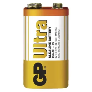 Alkalická baterie GP Ultra 9V (6LF22), 1 ks #2066074