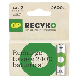 Nabíjecí baterie GP ReCyko 2600 AA (HR6), 2 ks