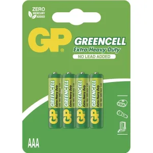GP Zinkochloridová baterie reencell R03(AAA),4 ks v