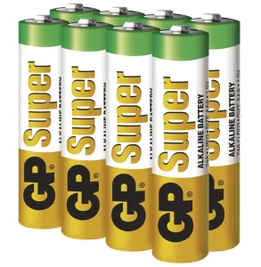 EMOS Alkalická baterie GP Super AAA (LR03), 6+2ks B13118