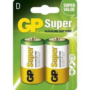 Alkalická baterie GP Super D (LR20), 2 ks #633534