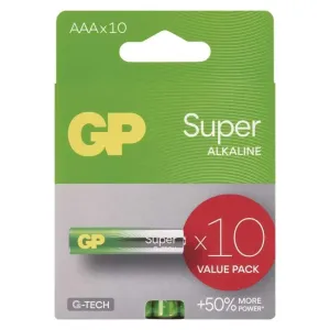 EMOS Alkalická baterie GP Super AAA (LR03), 10ks B0111G