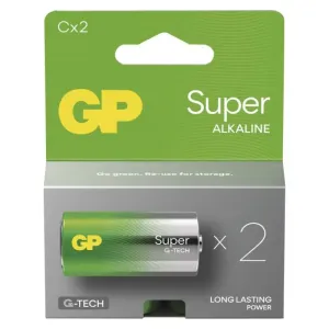 Alkalická baterie GP Super C (LR14), 2 ks #5539101