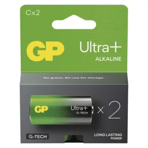 Alkalická baterie GP Ultra Plus C (LR14), 2 ks