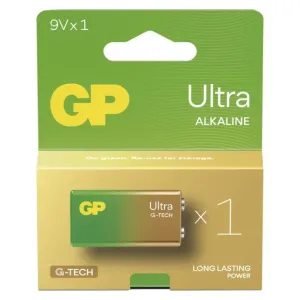 Alkalická baterie GP Ultra 9V (6LF22), 1 ks #5539098