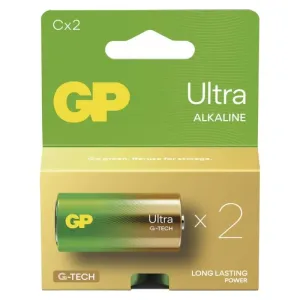 Alkalická baterie GP Ultra C (LR14), 2 ks #5539096