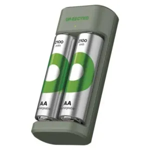 Nabíječka baterií GP Eco E221 + 2× AA ReCyko 2100 #5839390