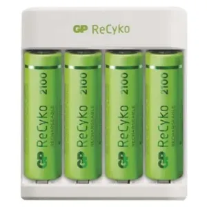 Nabíječka baterií GP Eco E411 + 4× AA 2100 + 4× AAA 800 #2070553