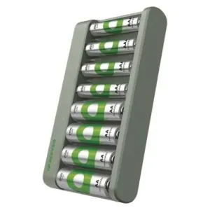 Nabíječka baterií GP Eco E821 + 4× AA 2100 + 4× AAA 850 #5839389