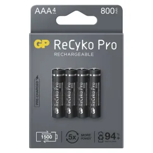 Nabíjecí baterie GP ReCyko Pro Professional AAA (HR03), 4 ks #73561