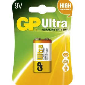 Alkalická baterie GP Ultra 9V (6LF22), 1 ks #51927