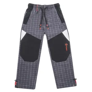 Chlapecké outdoorové kalhoty - GRACE B-84265, šedá/ červená aplikace Barva: Šedá, Velikost: 116