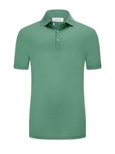 Nadměrná velikost: Gran Sasso, Polo tričko z mercerované bavlny Tmavě Zelená #5140087