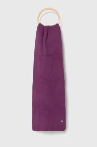 Šátek z vlněné směsi Granadilla fialová barva, hladký