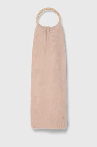 Šátek z vlněné směsi Granadilla růžová barva, hladký