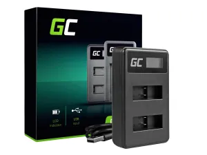 Green Cell nabíječka AHBBP-501 pro GoPro AHDBT-501, Hero 5 Hero 6 Hero 7 HD Černá bílé Silver Edition (4.35V 2.5W 0.6A) ADCB20