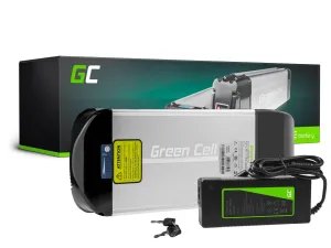 Green Cell® E-Bike Baterie 36V 15Ah Li-Ion Zadní rack s nabíječka EBIKE76STD