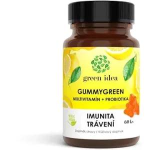 GREEN IDEA GUMMYGREEN Multivitamín + probiotika 60 tbl
