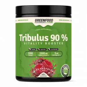 GreenFood Performace nápoj Tribulus 90 % 420 g Malina