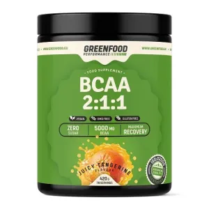 GreenFood Performance nápoj BCAA 2:1:1 420 g Malina