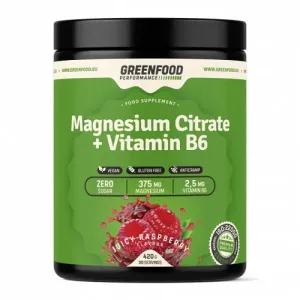 GreenFood Nutrition Performance Magnesium Citrate +Vitamin B6 Juicy tangerine 420g
