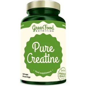 GreenFood Nutrition Creapure Creatine 120 kapslí