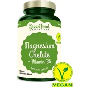 GreenFood Nutrition Magnesium Chelát 90 kapslí